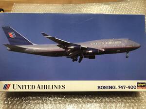 Hasegawa ハセガワ　1/200　ユナイテッド航空　747-400 Boeing B747 UNITED AIRLINES