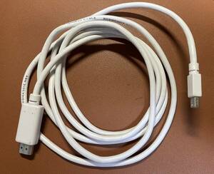 Mini Displayport to HDMI変換ケーブル2.1m 