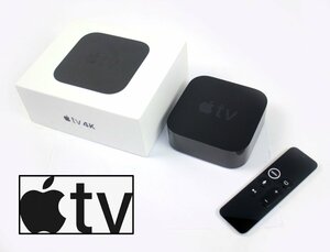 [動作OK] Apple アップル Apple TV 4K 64GB A1842 MP7P2J/A ブラック 第1世代