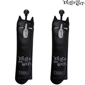 １円★DULLY NA CAT ダリーナキャット ヘッドカバー２個組 UT用×2　NERO（ネロ）★送料無料★