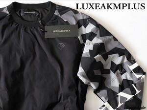 LEON掲載★LUXEAKMPLUS リュクスエイケイエムプラス★スカンジナビアカモスニードジャック★L【lao-22004】ブラックカモ黒迷彩★LUXE AKM