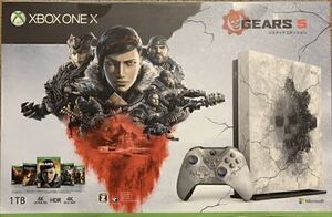 送料無料 新品 未使用 マイクロソフト Xbox One X 1TB Gears 5 リミテッド エディション ギアーズ オブ ウォー 本体