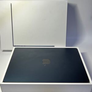 1円~【初期化済み】Apple MacBook Air 13インチ 2022 M2 8C CPU 8C GPU 16GB SSD256GB Z160001CA ミッドナイト 箱付 GK-100117-31