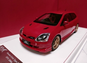 ★AMC 1/18 ホンダ Mugen Civic Type R EP3 レッド S-l-5