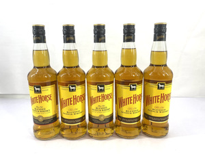 1円★WHITEHORSE ホワイトホース ファインオールド まとめて 5本セット 700ml 40% ウイスキー whisky 同梱不可