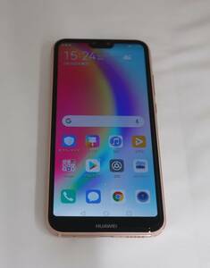 美品 SIMフリー HUAWEI P20 Lite サクラ ピンク