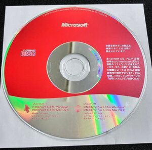 2YXS1613★現状品★Microsoft IntelliPoint 6.3 & IntelliType Pro 6.3 CD-ROM Software for Windows / Mac OS X