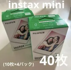 instax instaxmini チェキ チェキフィルム 40枚