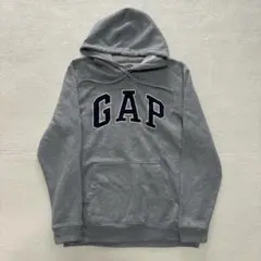 ギャップ GAP ロゴパーカー 裏起毛 スウェット グレー Mサイズ