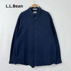 L.L.Bean エルエルビーン 総柄 千鳥格子 長袖 BDシャツ S27b