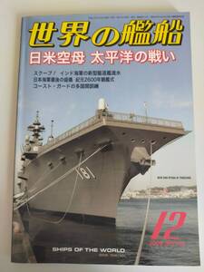 世界の艦船　2009年12月号　No.715 日米空母　太平洋の戦い　ロナルド・レーガン　インド海軍　カールビンソン　【即決】