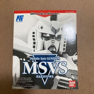 在庫2 新品未開封　ワンダースワン　機動戦士ガンダム　MSVS エムエスバーサス