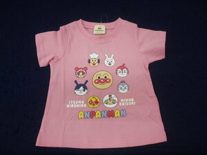 新品　TA3041-90　アンパンマン半袖Ｔシャツ　ピンク　レターパック発送（代引き不可）