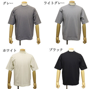 LACOSTE(ラコステ) TH079LJ 5分袖 モックネック サマーニットTシャツ 70Vホワイト LC359 4-M