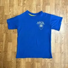 〜80s ダブルフェイス Tシャツ 青 黄色 Sサイズ 古着 PCSL