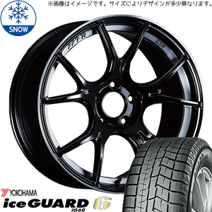 225/60R17 スタッドレスタイヤホイールセット クロストレック etc (YOKOHAMA iceGUARD6 & SSR GTX02 5穴 114.3)