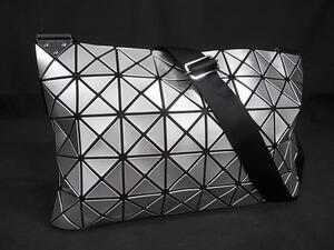 1円 ■美品■ BAO BAO ISSEY MIYAKE バオバオイッセイミヤケ PVC ショルダーバッグ クロスボディ 斜め掛け レディース シルバー系 FI4613