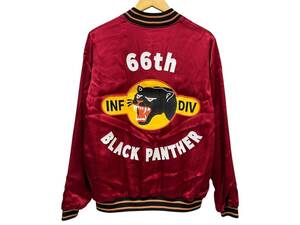 HOUSTON (ヒューストン) RAYON AWARD JACKET（BLACK PANTHER）レーヨンアワードジャケット 51249 M マルーン メンズ/065