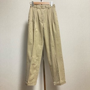 #anc SALE インゲボルグ INGEBORG パンツ S ベージュ テーパード タック レディース [771424]