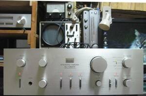 AUDIO【Sansui INTEGRATED AMPLIFIER AU-D607F シルバー メンテ済み】 