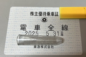 【即決】東急電鉄　電車全線　定期券式　株主優待乗車証1枚【レターパック送料無料】未使用