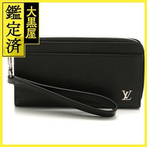 LOUIS VUITTON ルイヴィトン ジッピー・ドラゴンヌ L字ファスナー長財布 タイガ ノワール M69409【473】