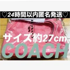 【新品❤️未使用】コーチショルダーバックハンドバッグレディースメンズ⭐️カバンピンク