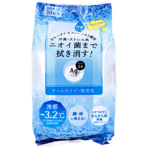 【まとめ買う】エージーデオ24 クリアシャワーシートn クール 無香性 30枚入×10個セット