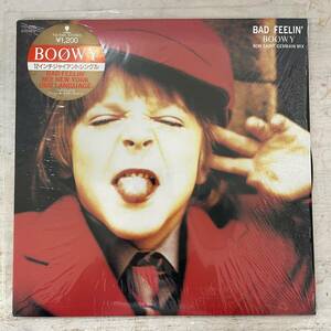 3526　【LPレコード】　BOOWY(氷室京介・布袋寅泰)　Bad Feelin 　1985年　T12-1085　佐久間正英プロデュース
