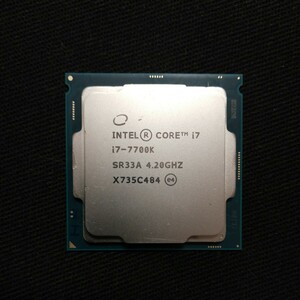 インテルCore i7 7700k付属品なし