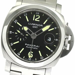 パネライ PANERAI PAM00297 ルミノール GMT デイト スモールセコンド 自動巻き メンズ _780071