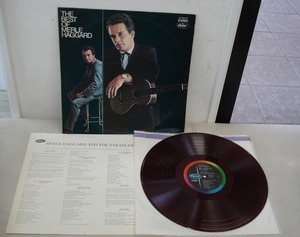 マール・ハガード MERLE HAGGARD/ベスト・オブ(LP,赤盤)