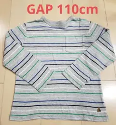 110cm GAP 長袖　カットソー　ロンT　ボーダー　トップス　子供服