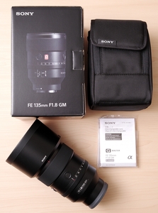 【美品】SONY FE 135mm F1.8 GM SEL135F18GM【保護フィルター付き】