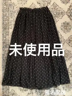 新品　ドット柄　スカート Mサイズ　美品　ロングスカート ゆったり