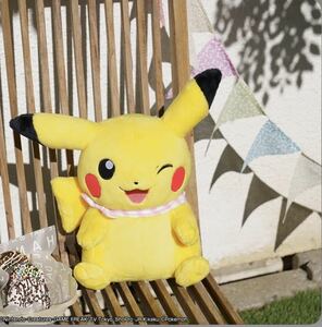 *Pokemon*anytime ~Sunny picnic~*pikachu*plush toy*ポケモン*一番くじ*A賞*ほっぺぎゅっ♪ピカチュウぬいぐるみ*BANDAI*