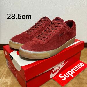 国内正規品 NIKE MATCH CLASSIC SUEDE US10.5/28.5cm 黒タグ付 844611 600 ナイキ supreme シュプリーム スニーカー レッド ローカット