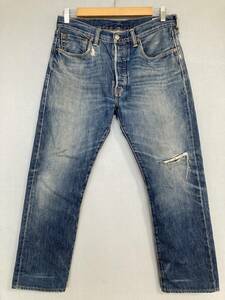 ★Levis リーバイス 501 セルビッチ デニムパンツ USA製 W32 赤耳 ビンテージモデル CONE DENIM ダメージ ヒゲ アタリ 雰囲気◎