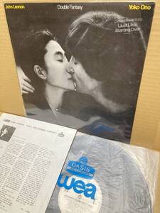 KOREA Org！稀LP！ジョン レノン John Lennon & Yoko Ono / Double Fantasy Oasis OLW-134 韓国盤 オリジナル盤 BEATLES w/ RARE INSERT