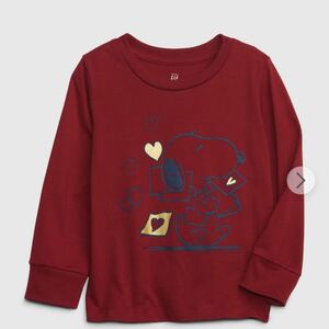 未着用 babyGap 110 ピーナッツ グラフィックTシャツ ユニセックス ベビーギャップ 長袖 税込定価3990円