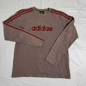 adidas アディダス 長袖 トレーナー カットソー 長袖Tシャツ