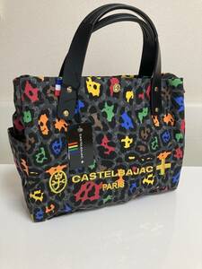 CASTELBAJAC カステルバジャック トートバッグ レオパール 070572 クロ 正規品★新品