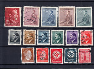 【ナチス鉤十字】ヒトラー 切手セット ドイツ第三帝国[S289]