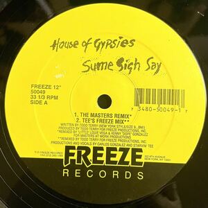 【HOUSE】House Of Gypsies - Sume Sigh Say / Freeze Records 50049 / VINYL 12 / US 