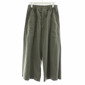 メルシーボークー mercibeaucoup 18AW ワイドパンツ バギーパンツ ウール 0 S グレー /FQ レディース