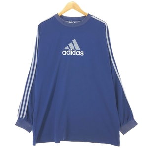 古着 90年代 アディダス adidas ロングTシャツ ロンT メンズL相当 ヴィンテージ /eaa481255