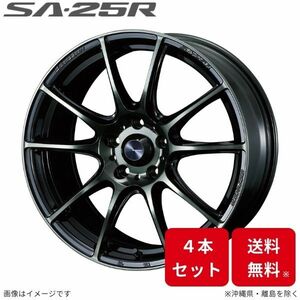 ウェッズ ホイール ウェッズスポーツ SA-25R ステップワゴン RP1/RP2/RP3/RP4/RP5 ホンダ 18インチ 5H 4本セット 0073727 WEDS