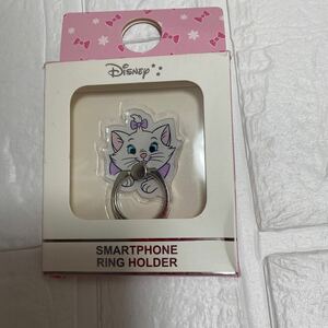 Disney ディズニーマリーちゃん　スマホリング　iPhone Android スマホカバー