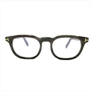 未使用品 23aw トムフォード TOM FORD ウェリントン メガネ 眼鏡 マーブル Tロゴ サングラス セル TF5930-D-B 黒 ブラック グレー メンズ