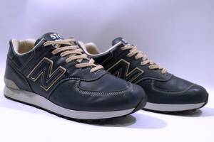 廃番/生産終了 本物NEW BALANCE 英国製 LM576SHI US9/27cm NAVY/ネイビー 1度使用のみ!貴重な極美品!! !ニューバランス m996/m1400/m1300